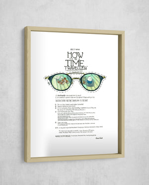 How To Be A Time Traveller, Gallery Border style, large format