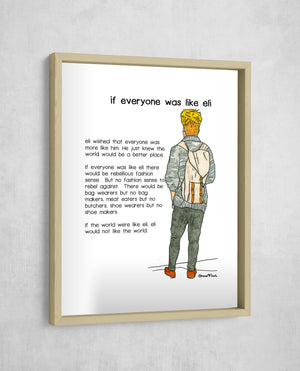 If Everyone Was Like Eli, Gallery Border style, large format