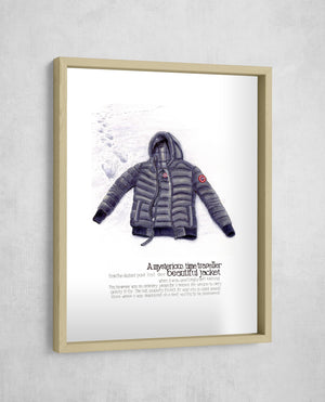 The Time Traveller's Flying Jacket, Gallery Border style, large format