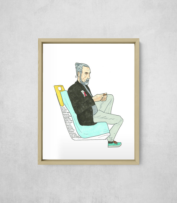 The Legend of the Humber, framed, front on