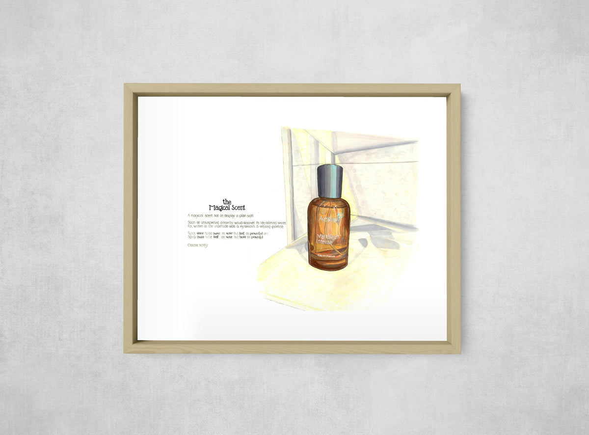 The Magical Scent, framed, front on