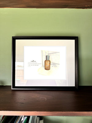 The Magical Scent in a real frame, on the wall