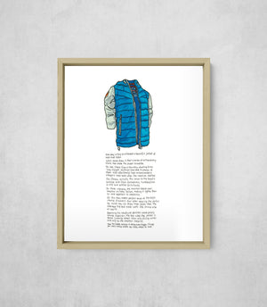 The Mountain Bison's Jacket, Full Print style, large format