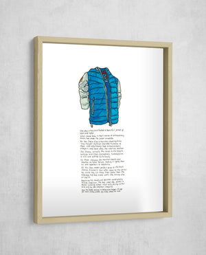 The Mountain Bison's Jacket, Gallery Border style, large format