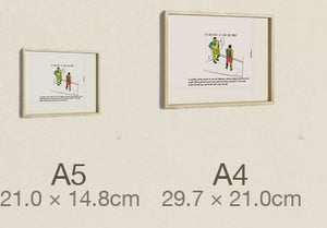 The Inactivity of Sean and Derrek, both sizes, true relative scale