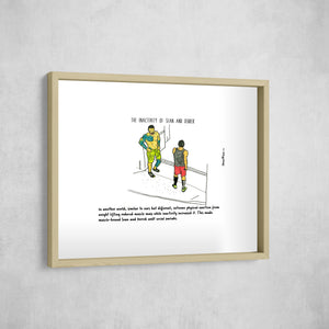 The Inactivity of Sean and Derrek, Gallery Border style, large format