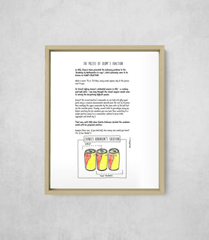 The Puzzle of Olum's Fraction, Full Print style, large format