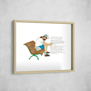 The Paper Phone, Gallery Border style, large format