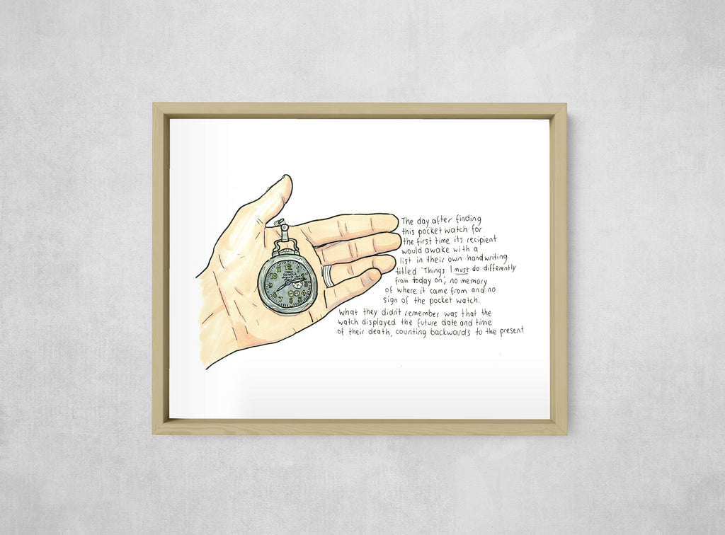 Pocket Watch, Wide Border style, large format