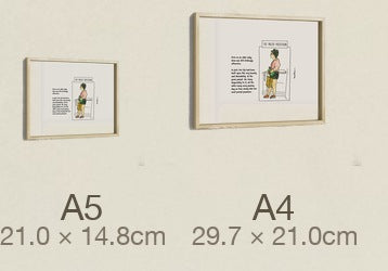 The Prized Possession, both sizes, true relative scale