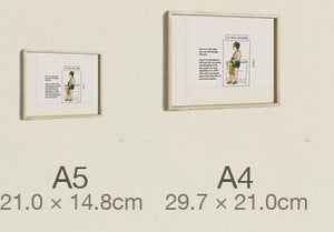 The Prized Possession, both sizes, true relative scale