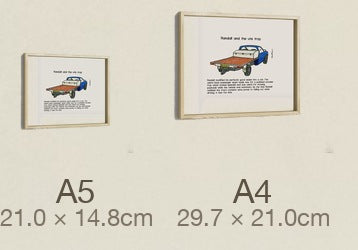 Randall and the Ute Tray, both sizes, true relative scale