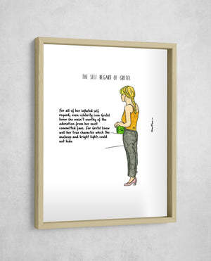 The Self Regard of Gretel, Gallery Border style, large format