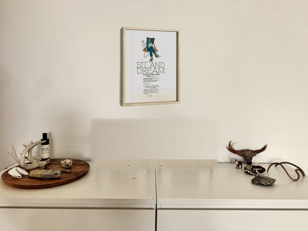 Sit and Dream as a large statement piece
