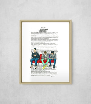 The Tale of Diamonds, Enchanted Glass & Smiling at Strangers, Full Print style, large format