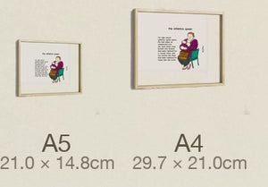 The Athletics Queen, both sizes, true relative scale