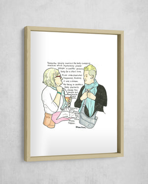 The Body-Swapping Machine, Gallery Border style, large format
