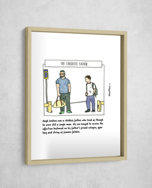 The Childless Father, Gallery Border style, large format