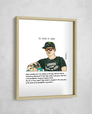 The Clothes of Casper, Gallery Border style, large format