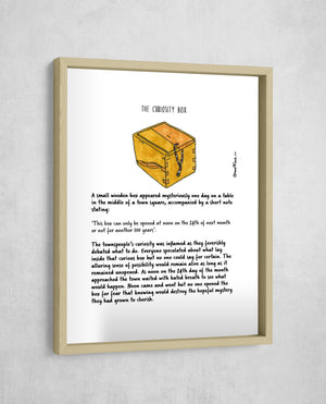 The Curiosity Box, Gallery Border style, large format