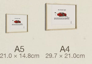 The Ferrari Insult, both sizes, true relative scale