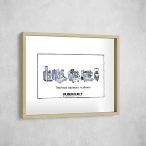 The Finest Espresso Machines, Gallery Border style, large format