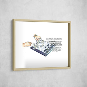The Magical Chess Set, Gallery Border style, large format