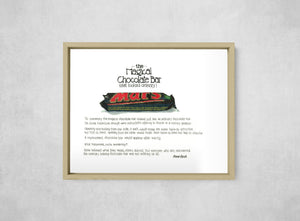 The Magical Chocolate Bar That Looked Ordinary, Full Print style, large format