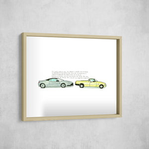 The Rusty Old Car, Gallery Border style, large format