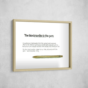 The Time Traveller & The Ajoto Pen, Gallery Border style, large format