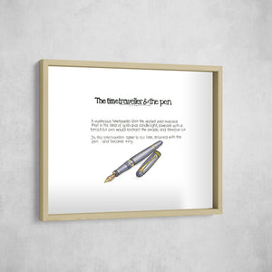 The Time Traveller & The Aurora 88, Gallery Border style, large format