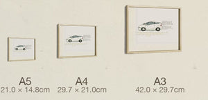 The Time Traveller & The Backwards Toggle, all three sizes, true relative scale
