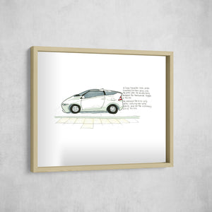 The Time Traveller & The Backwards Toggle, Gallery Border style, large format