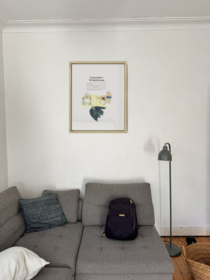 The Time Traveller & The Beautiful Jacket as a large statement piece