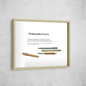 The Time Traveller & The Pen Collection, Gallery Border style, large format