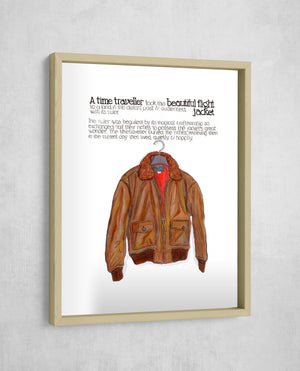 The Time Traveller's Flight Jacket, Gallery Border style, large format