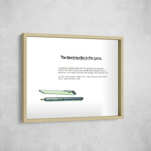 The Timetraveller & The Pens, Gallery Border style, large format