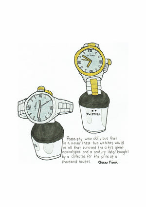 The Watches and the Great Apocalypse artwork on its own, unframed
