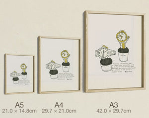 The Watches and the Great Apocalypse, three sizes, true relative scale