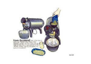 The Wish-Granting Roaster artwork on its own, unframed